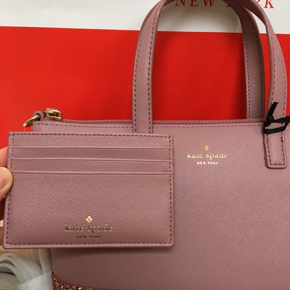 🆕Kate Spade Greta Court glitter dipped bag bundle - Picture 4 of 7